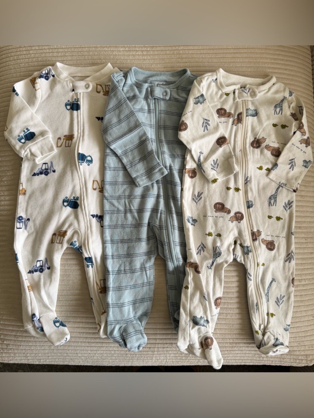 🪩3 for $15🪩 Carters | One-Piece Sleepers - Set of 3